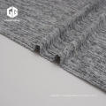 Heather Grey Polyester Hacci Fabric For Sweater